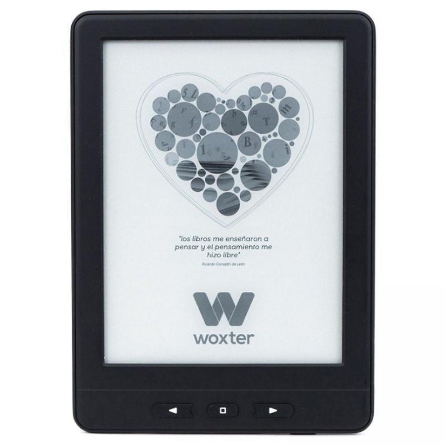 Libro Electrónico Ebook Woxter Scriba Paperlight TP/ 6' tactil retroiluminado Tinta Electrónica/ Negro