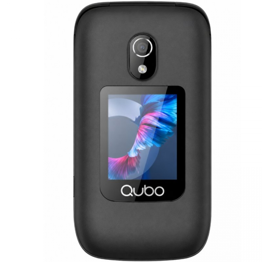 Teléfono Móvil Qubo P-221BKC 4G para Personas Mayores/ Negro