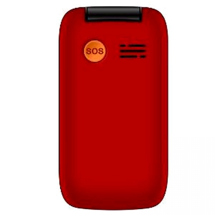 Teléfono Móvil Qubo P-221RD 4G para Personas Mayores/ Rojo