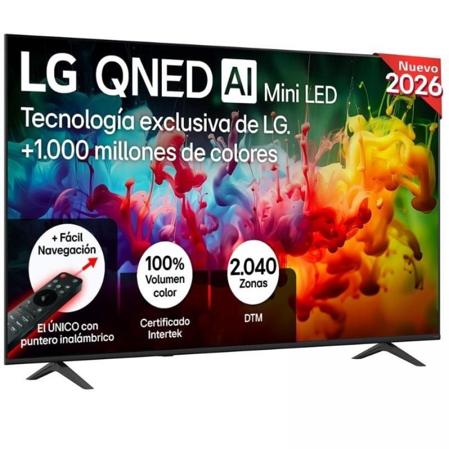 Televisor LG QNED evo AI QNED72 Mini LED 85QNED72B6A 85'/ Ultra HD 4K/ Smart TV/ WiFi