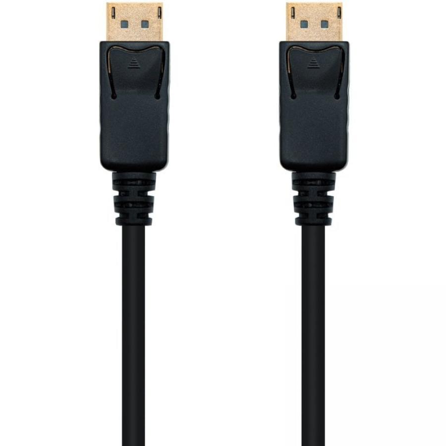 Cable Displayport 1.2 4K Nanocable 10.15.2310/ Displayport Macho - Displayport Macho/ 10m/ Negro