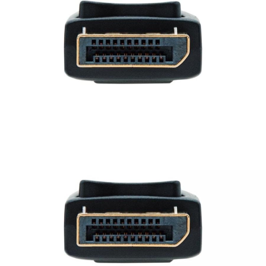 Cable Displayport 1.2 4K Nanocable 10.15.2310/ Displayport Macho - Displayport Macho/ 10m/ Negro