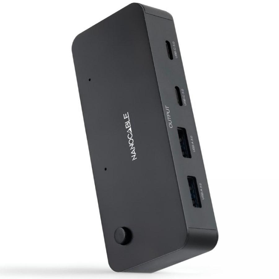 Switch Conmutador USB Nanocable 10.12.0011/ 2x USB/ 2x USB Tipo-C
