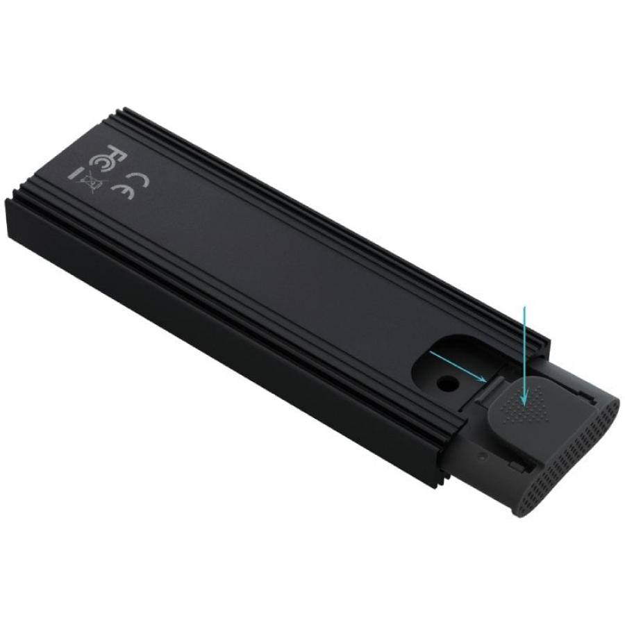 Caja Externa para Disco SSD M.2 NVMe TooQ TQE-2230B/ USB 3.1