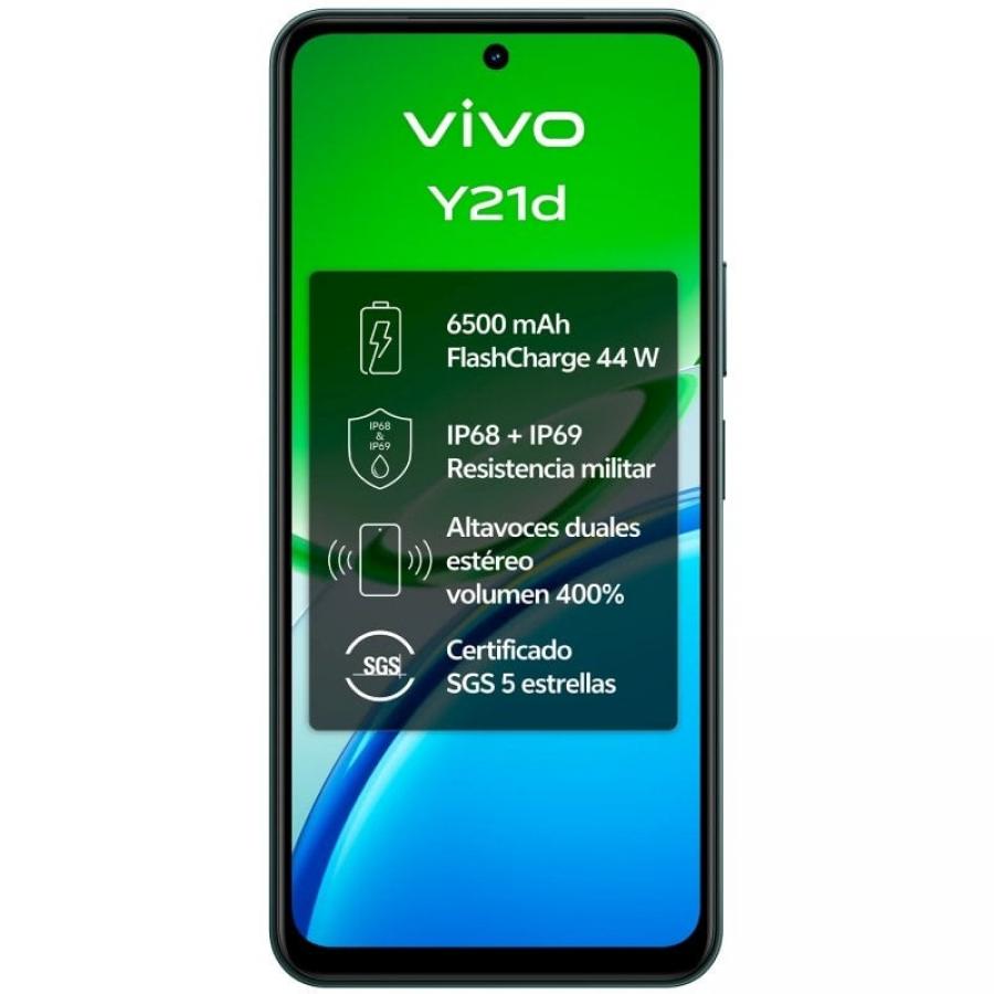 Smartphone Vivo Y21d 4GB/ 128GB/ 6.68'/ Verde