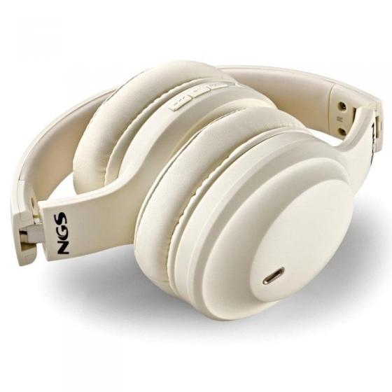 Auriculares Inalámbricos NGS Artica Glacier/ con Micrófono/ Bluetooth/ Beiges