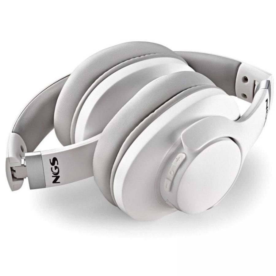 Auriculares Inalámbricos NGS Artica Storm/ con Micrófono/ Bluetooth/ Blancos