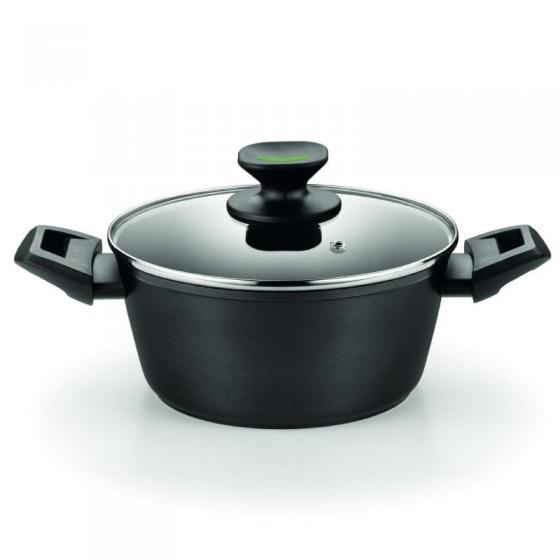 Cacerola Alta Monix Green M480320/ Ø20cm/ Aluminio forjado/ Apta para Inducción