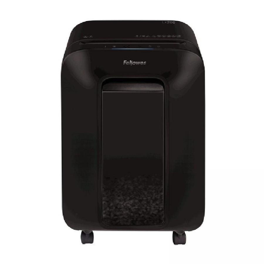 Destructora Fellowes LX200/ Minicorte de 4 x 12mm/ Negra