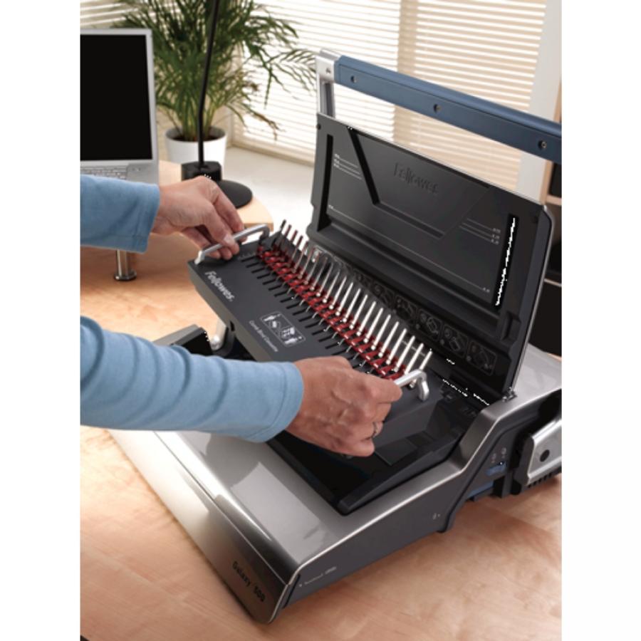 Encuadernadora de Canutillo Fellowes Galaxy-E/ Plata