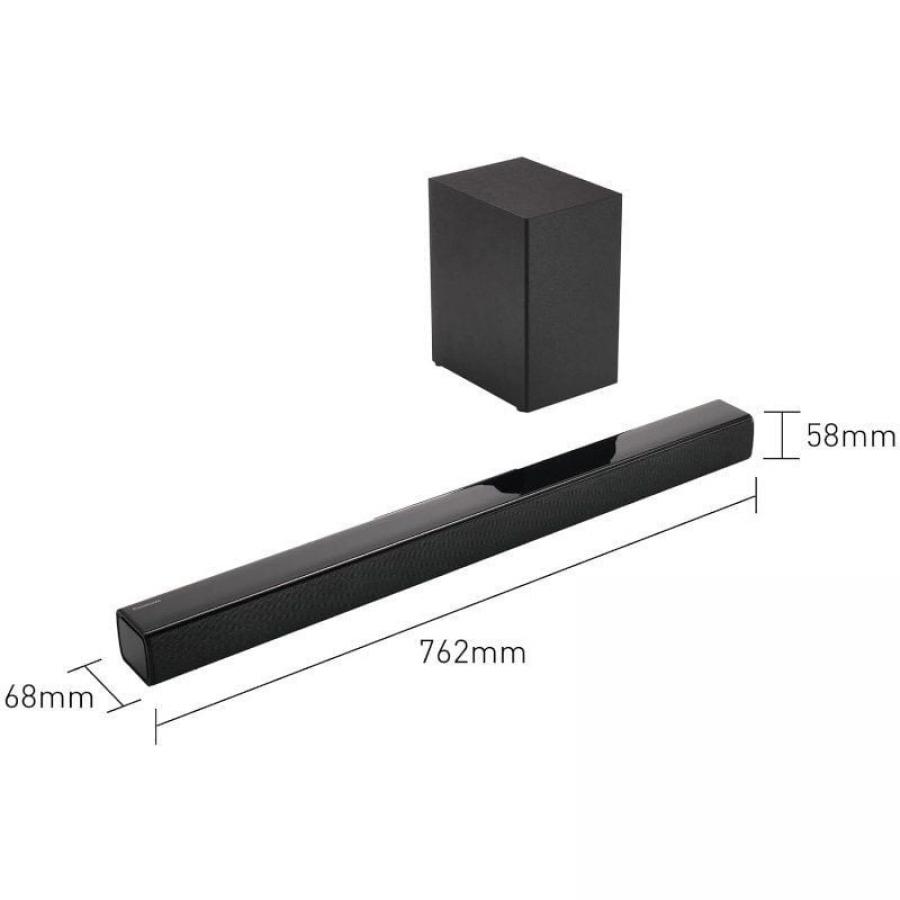 Barra de Sonido con Bluetooth Panasonic SC-HTB150/ 100W/ 2.1
