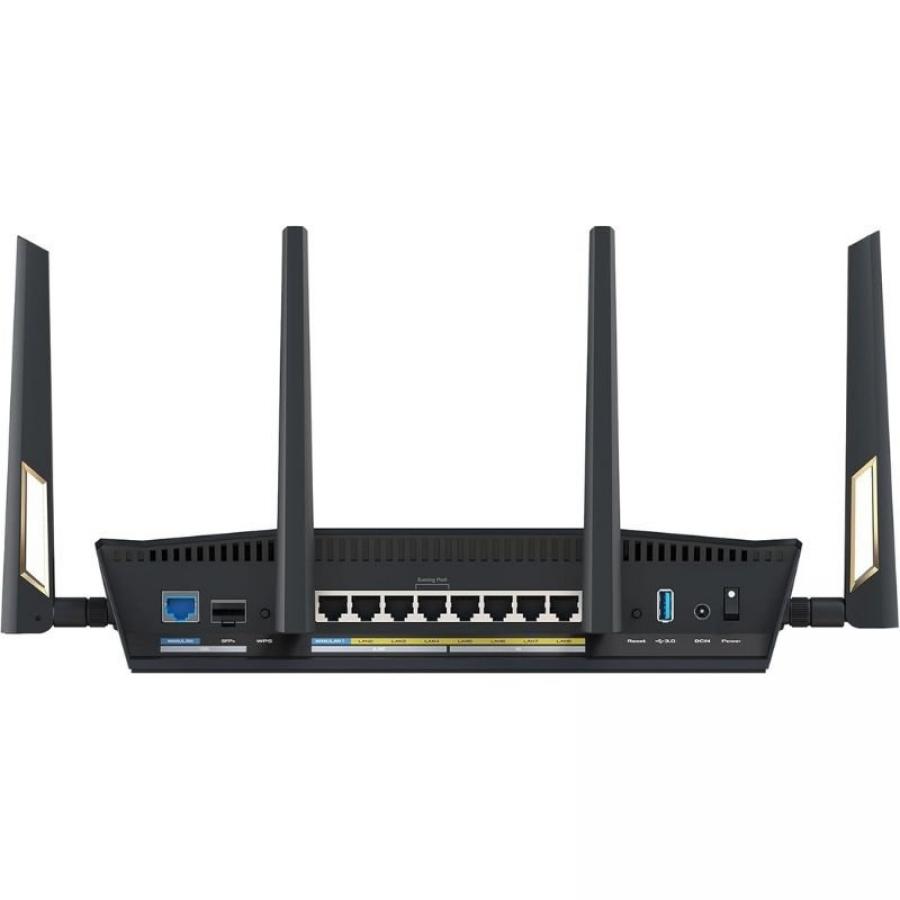 Router Inalámbrico Asus RT-BE88U/ WiFi 7/ 7200Mbps/ 2.4GHz 5GHz/ 4 Antenas/ WiFi 802.11be/ax/ac/n/a/ - n/b/g