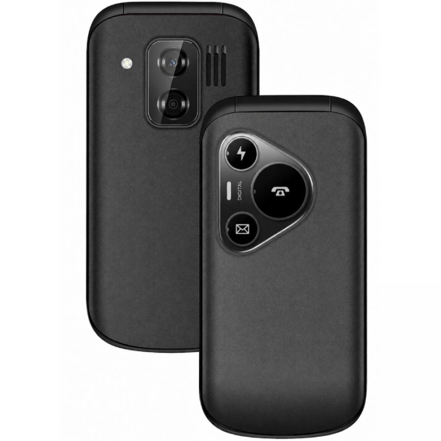 Teléfono Móvil Sunstech CELT24 para Personas Mayores/ Negro