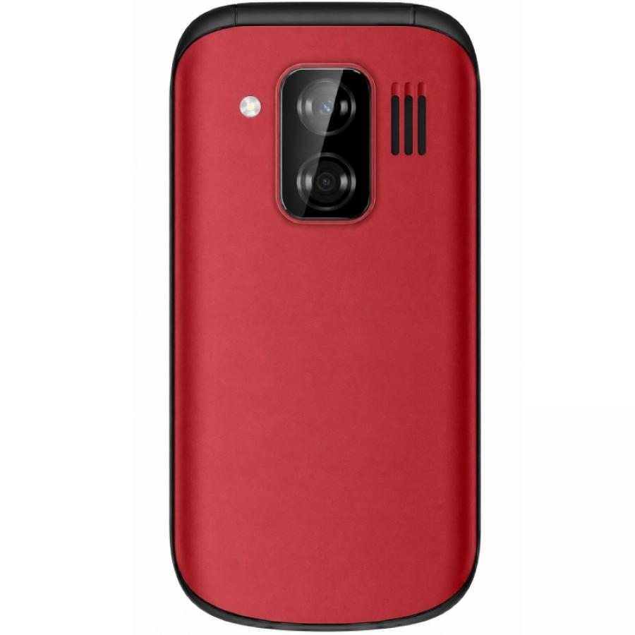 Teléfono Móvil Sunstech CELT24 para Personas Mayores/ Rojo