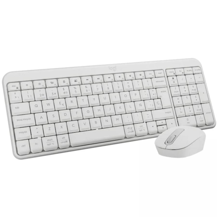 Teclado y Ratón Inalámbricos Logitech Wireless Combo MK250/ Blanco