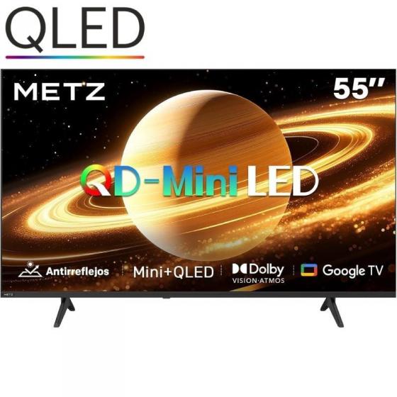 Televisor Metz QLED MiniLED 55MNH7000Z 55'/ Ultra HD 4K/ Smart TV/ WiFi