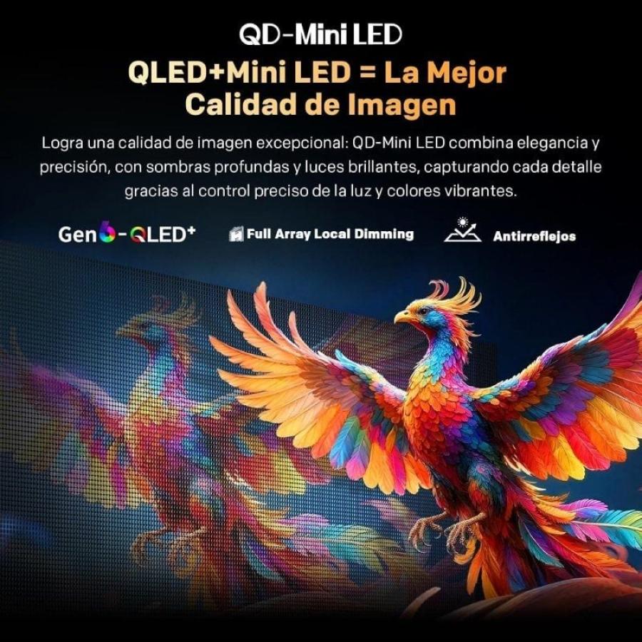 Televisor Metz QLED MiniLED 55MNH7000Z 55'/ Ultra HD 4K/ Smart TV/ WiFi