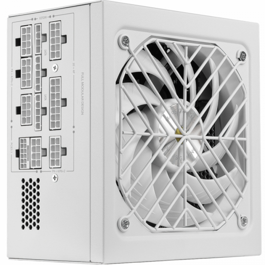 Fuente de Alimentación Mars Gaming MPT1000/ 1000W/ Ventilador 14cm/ ATX 3.1/ PCIe 5.1/ 80 Plus Platinum/ Blanca