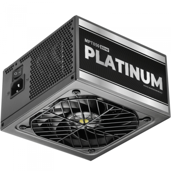 Fuente de Alimentación Mars Gaming MPT850/ 850W/ Ventilador 14cm/ ATX 3.1/ PCIe 5.1/ 80 Plus Platinum/ Negra