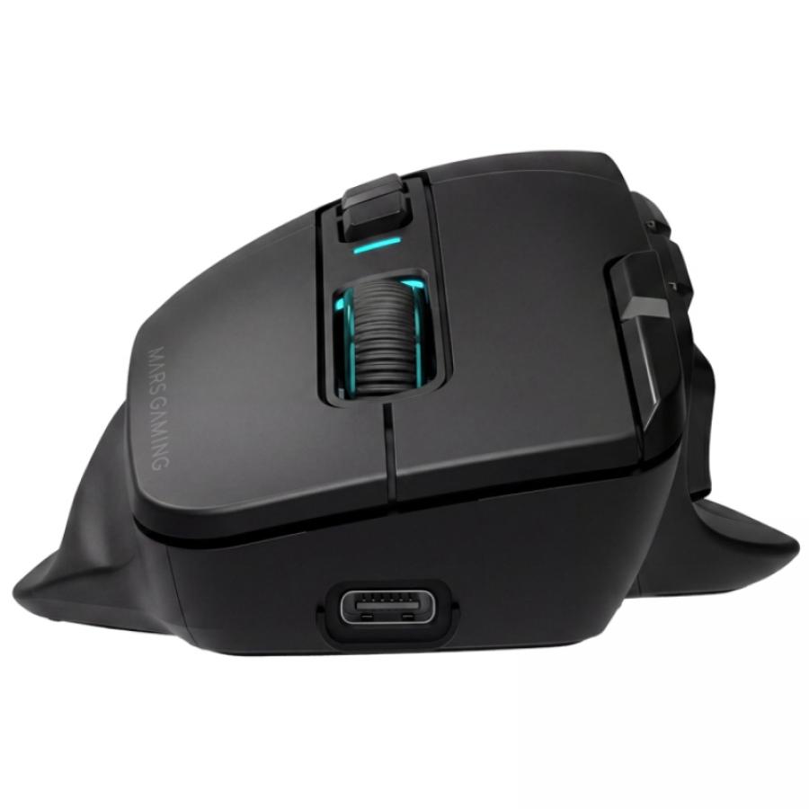 Ratón Gaming Mars Gaming MMW-HEX16/ Batería Recargable/ Hasta 24000 DPI