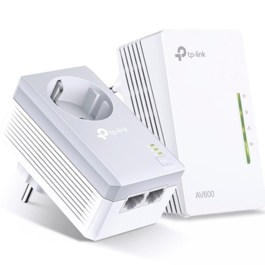 Adaptador Powerline TP-Link TL-WPA4226 KIT AV600 600Mbps/ Alcance 300m/ Pack de 2