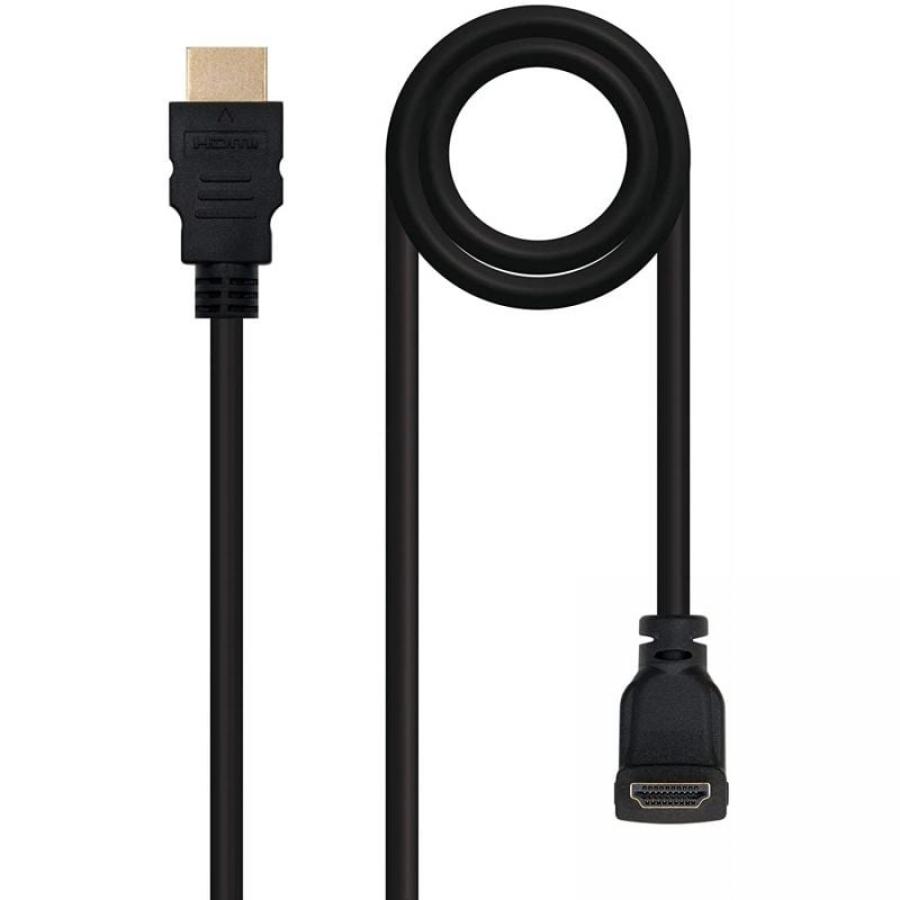 Cable HDMI 1.4 Nanocable 10.15.3002/ HDMI Macho - HDMI Macho/ 1.8m/ Negro