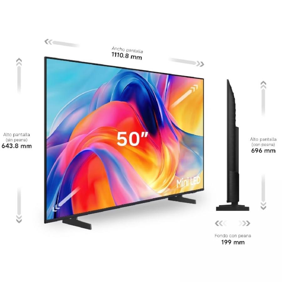 Televisor Samsung M72H 4K Vision AI 50'/ Ultra HD 4K/ Smart TV/ WiFi