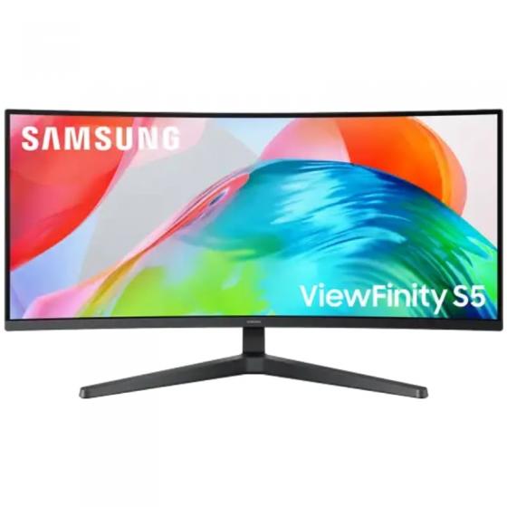 Monitor Profesional Ultraparonámico Curvo Samsung ViewFinity S S34H550GAU 34'/ UWQHD/ Negro
