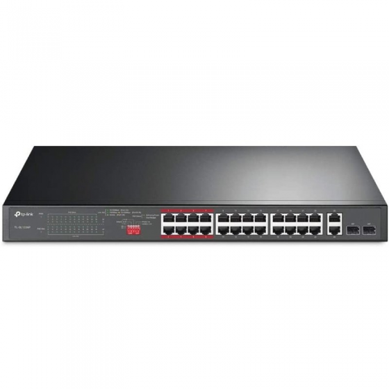 Switch TP-Link TL-SL1226P 26 Puertos/ RJ-45 10/100/1000 PoE/ SFP