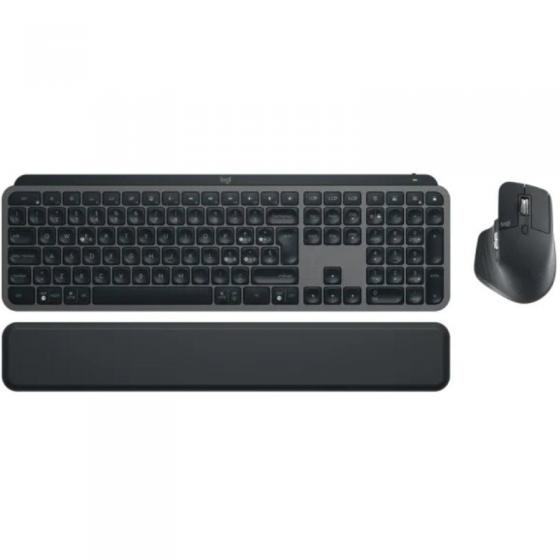 Teclado y Ratón Inalámbricos Logitech MX Keys S Combo/ Incluye Reposamanos
