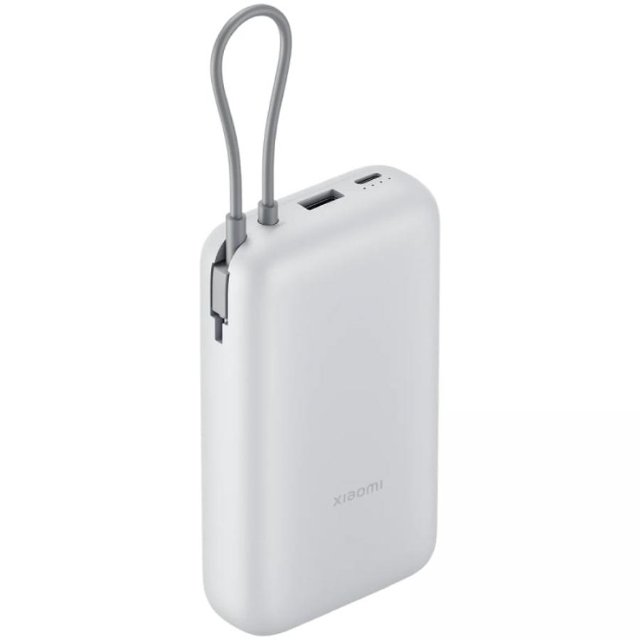 Powerbank 20000mAh Xiaomi Power Bank Integrated Cable/ 22.5W/ Blanco/ Incluye Cable USB Tipo-C