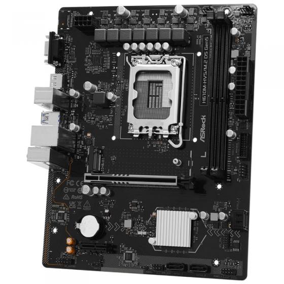 Placa Base Asrock H610M-HVS M2 D5 G5 Socket 1700/ DDR5/ PCIe 5.0/ Micro ATX