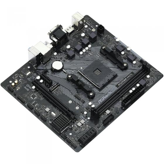 Placa Base Asrock A520M-HVS/ DDR4/ PCIe 3.0/ Socket AM4/ Micro ATX
