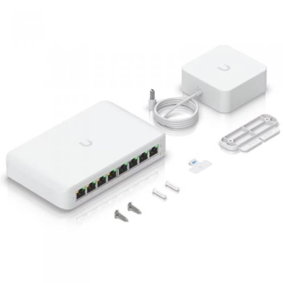 Switch Ubiquiti USW-LITE-8-POE/ 8 Puertos/ RJ45 10/100/1000 PoE