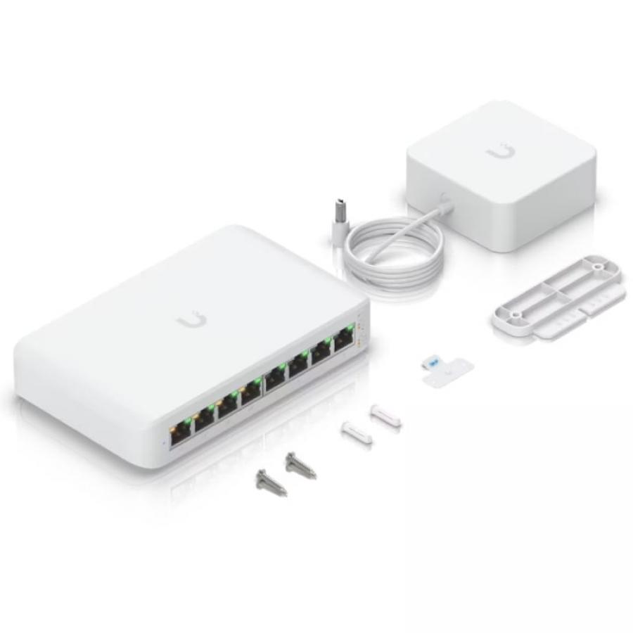 Switch Ubiquiti USW-LITE-8-POE/ 8 Puertos/ RJ45 10/100/1000 PoE