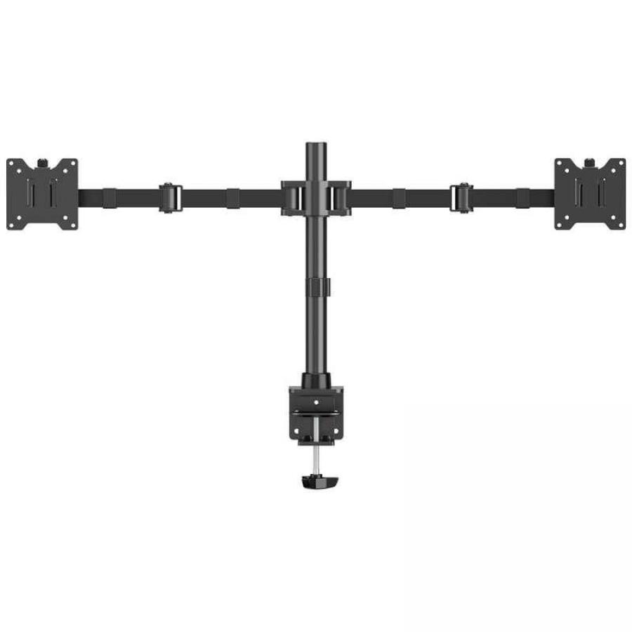 Soporte de Mesa para 2 Monitores Aisens DT35TSR-359/ Giratorio/ Inclinable/ hasta 20kg