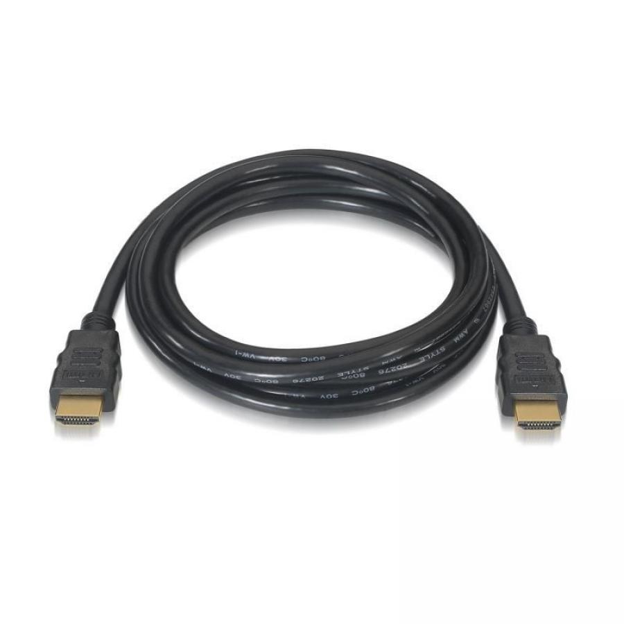 Cable HDMI 2.0 4K Aisens A120-0119/ HDMI Macho - HDMI Macho/ 1m/ Certificado/ Negro