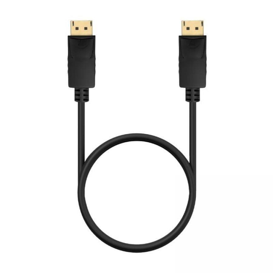 Cable DisplayPort 1.2 CCS 4K Aisens A124-0742/ DisplayPort Macho - DisplayPort Macho/ Hasta 5W/ 2300Mbps/ 5m/ Negro