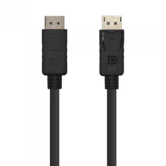 Cable Displayport 1.4 8K Aisens A149-0389 Displayport Macho - Displayport Macho 0.8m Negro