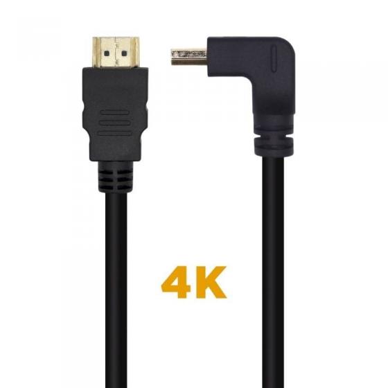 Cable HDMI 2.0 4K Aisens A120-0457 HDMI Macho - HDMI Macho 2m Negro