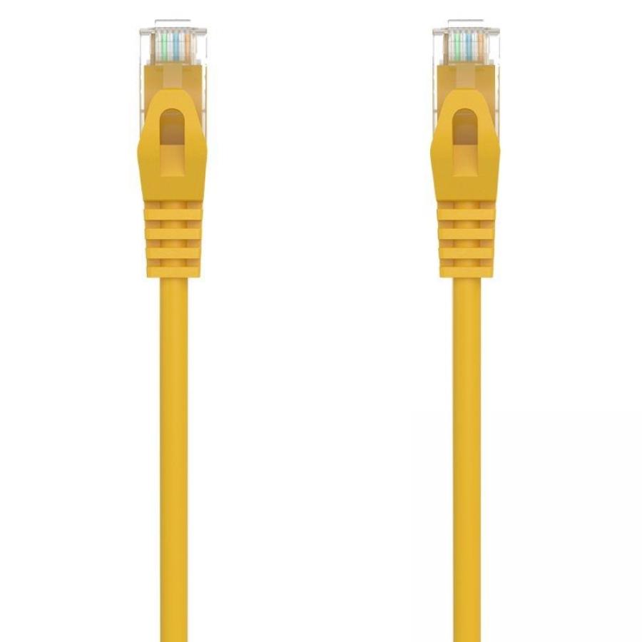 Cable de Red RJ45 AWG24 UTP Aisens A145-0569 Cat.6A/ LSZH/ 3m/ Amarillo