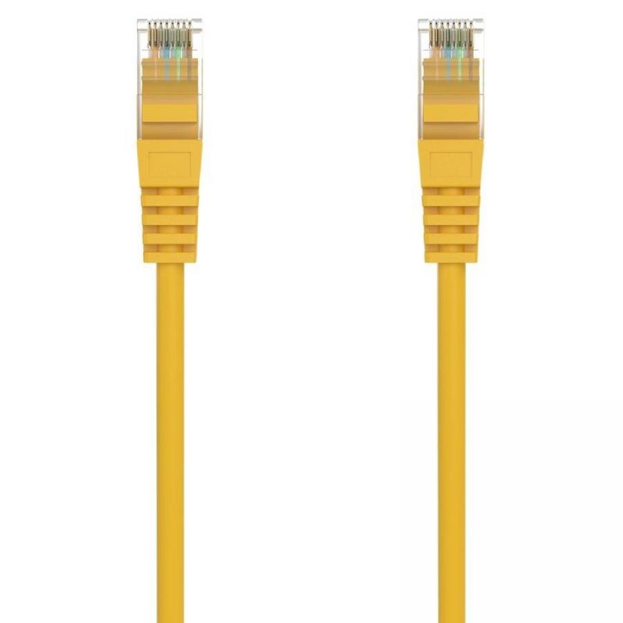 Cable de Red RJ45 AWG24 UTP Aisens A145-0569 Cat.6A/ LSZH/ 3m/ Amarillo