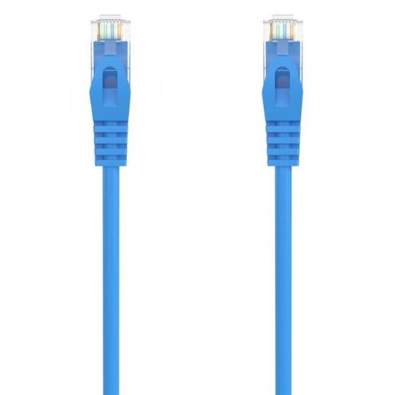 Cable de Red RJ45 AWG24 UTP Aisens A145-0571 Cat.6A/ LSZH/ 30cm/ Azul