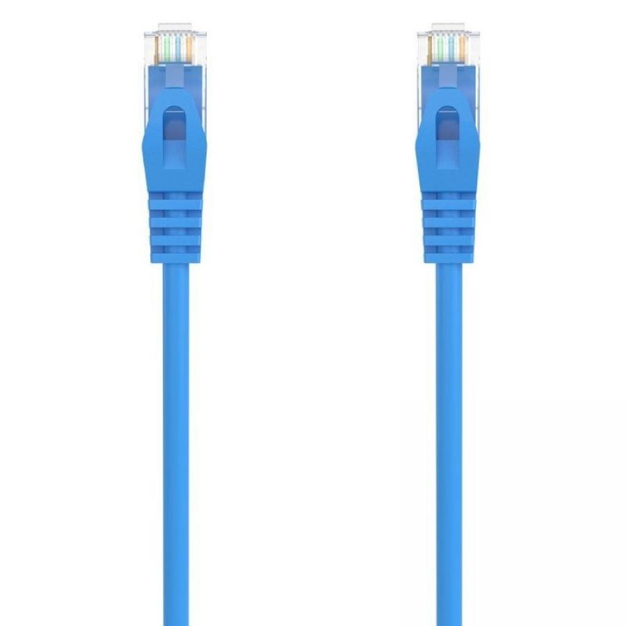 Cable de Red RJ45 AWG24 UTP Aisens A145-0571 Cat.6A/ LSZH/ 30cm/ Azul