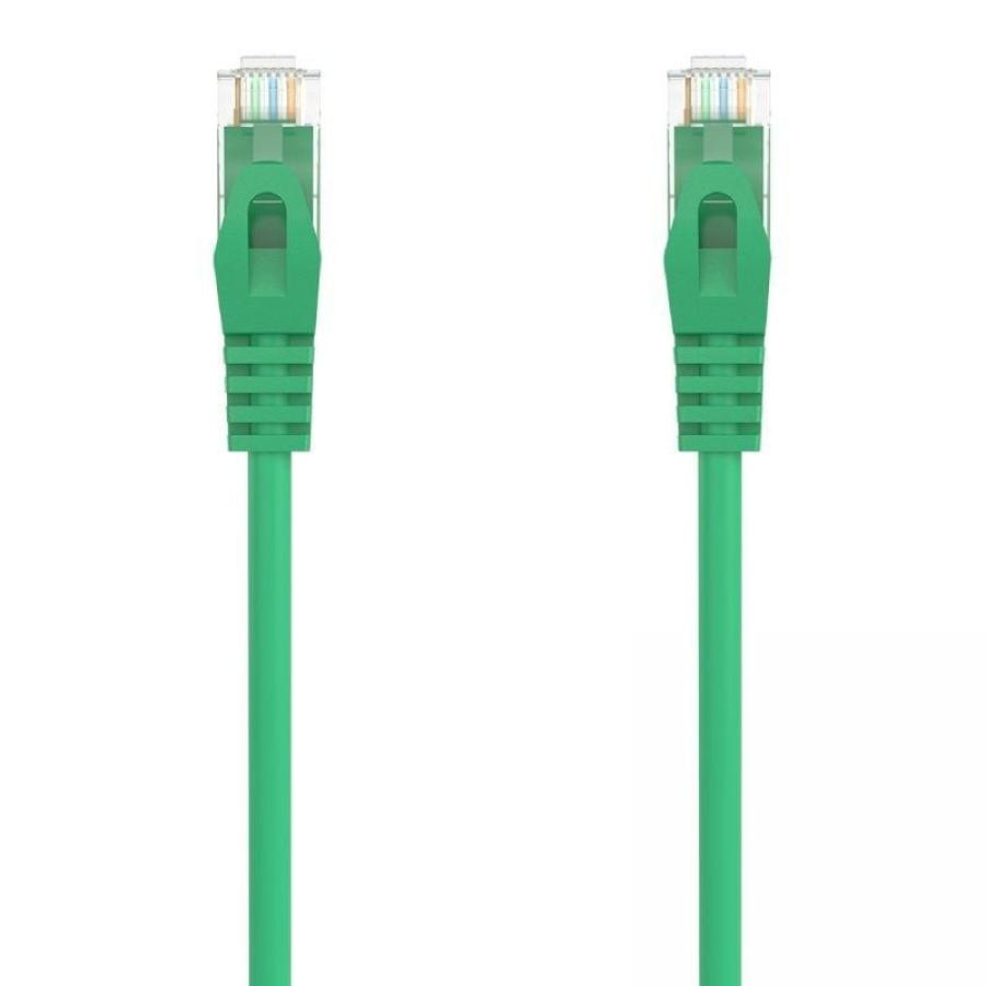 Cable de Red RJ45 AWG24 UTP Aisens A145-0580 Cat.6A/ LSZH/ 1m/ Verde