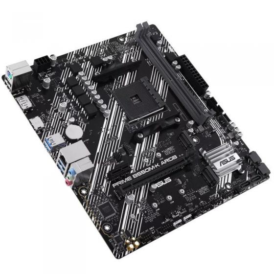 Placa Base Asus Prime B550M-K ARGB Socket AM4/ DDR4/ PCIe 4.0/ Micro ATX