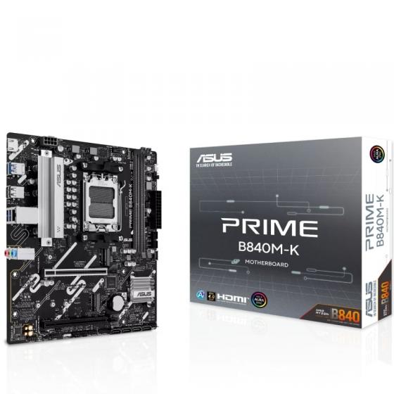 Placa Base Asus Prime B840M-K Socket AM5/ DDR5/ PCIe 4.0/ Micro ATX