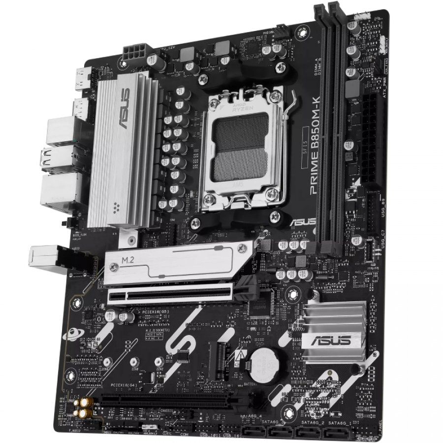 Placa Base Asus Prime B850M-K Socket AM5/ DDR5/ PCIe 5.0/ Micro ATX