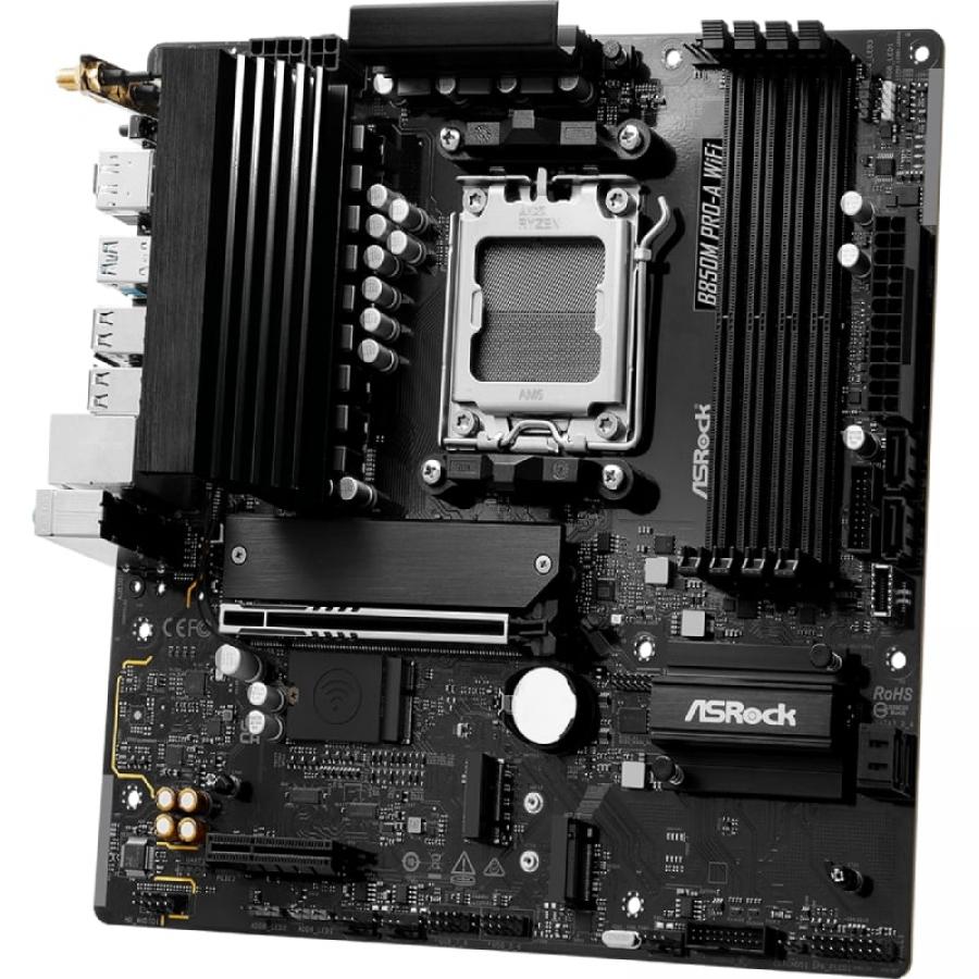 Placa Base Asrock B850M Pro-A WiFi/ DDR5/ PCIe 5.0/ Socket AM5/ Micro ATX