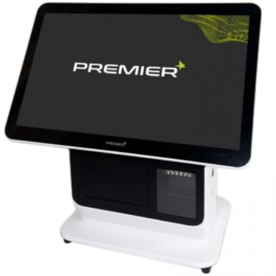 TPV Premier KT-Kiosk W Intel N97/ 8GB/ 128GB SSD/ 15.6'/ Táctil/ Win11 IoT/ Incluye Impresora 80mm y Lector 1D, 2D